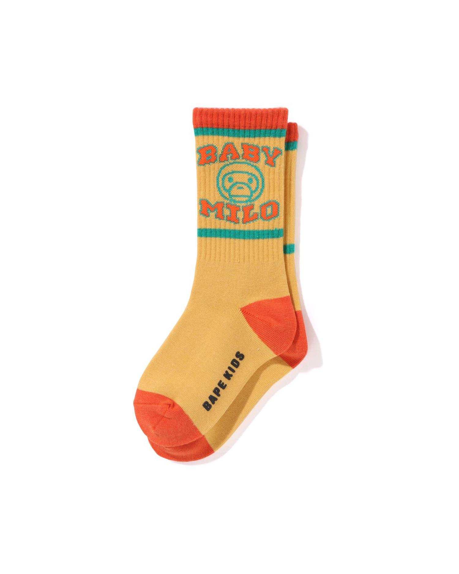 Kids Baby Milo Line Socks by BAPE