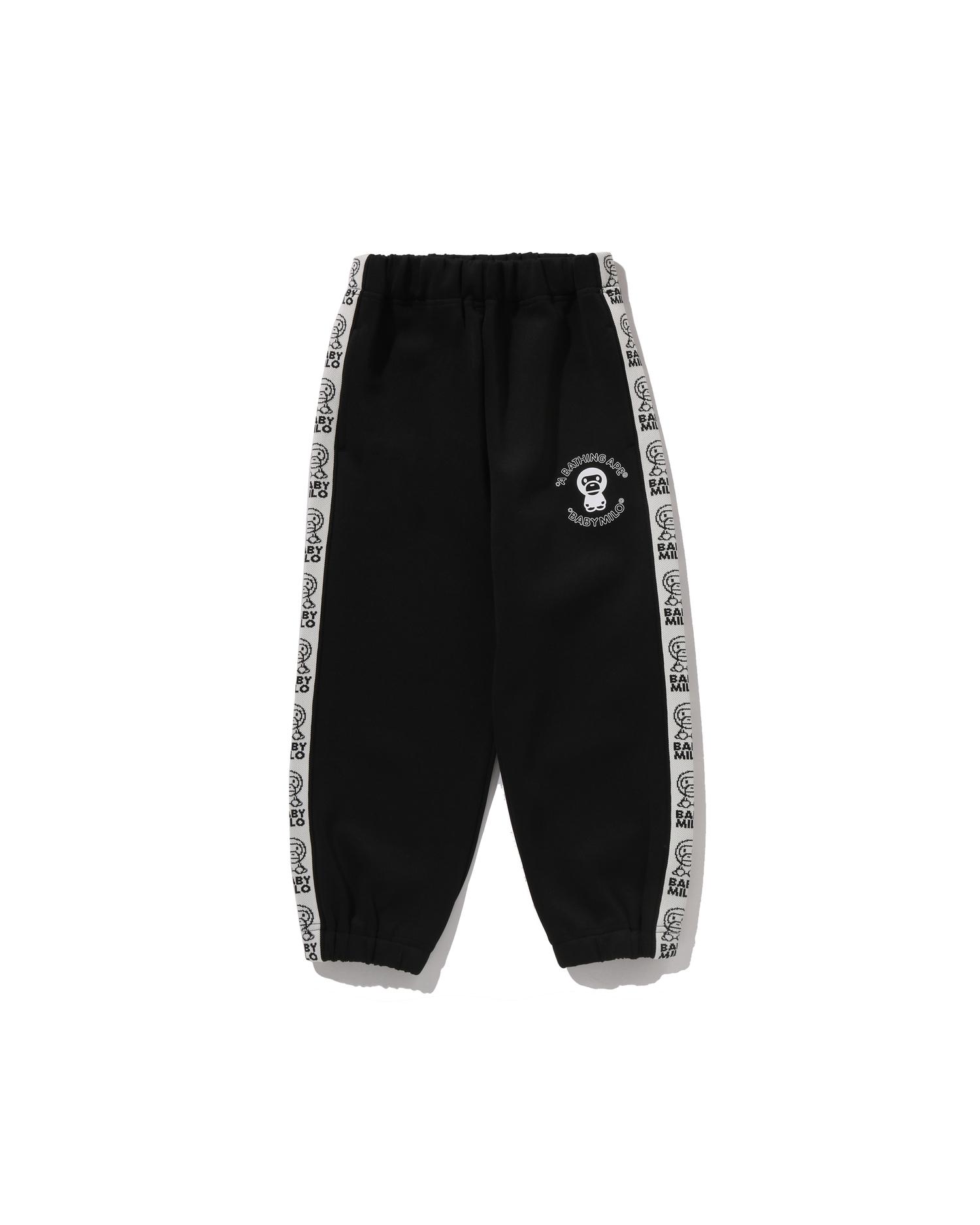 Kids Baby Milo Line Tape Pants by BAPE