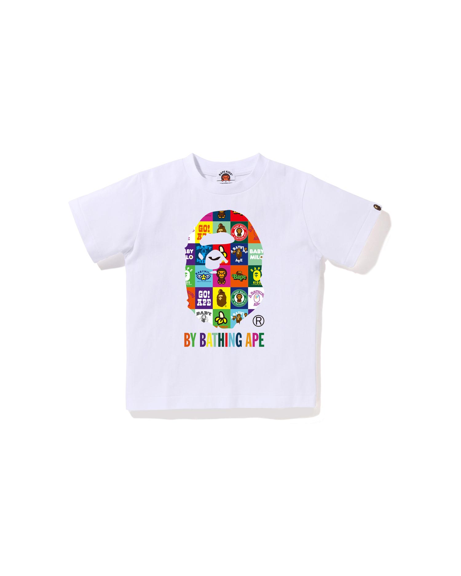 Kids Baby Milo Patchwork By Bathing Ape Tee by BAPE