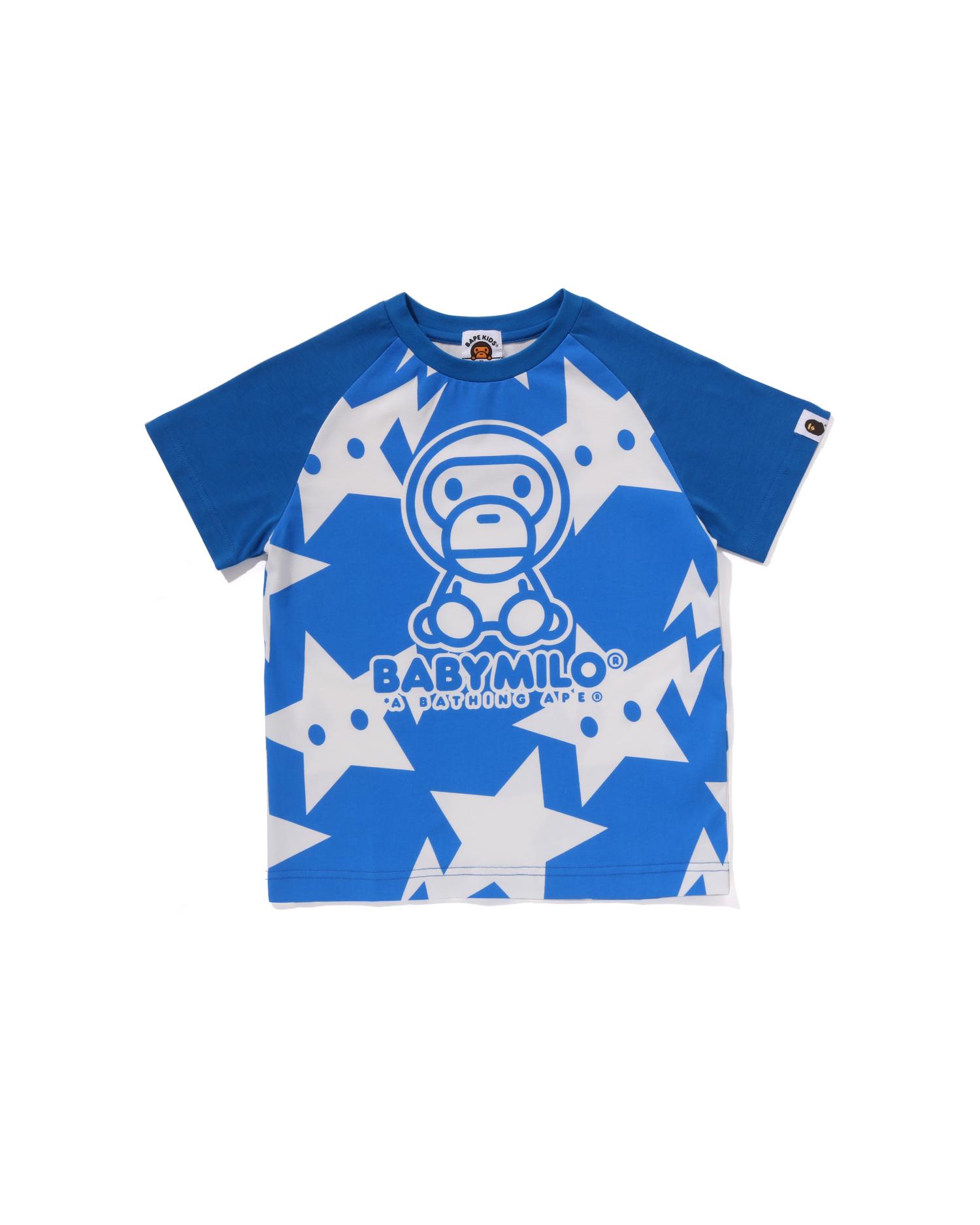 Kids Baby Milo STA Raglan Tee by BAPE