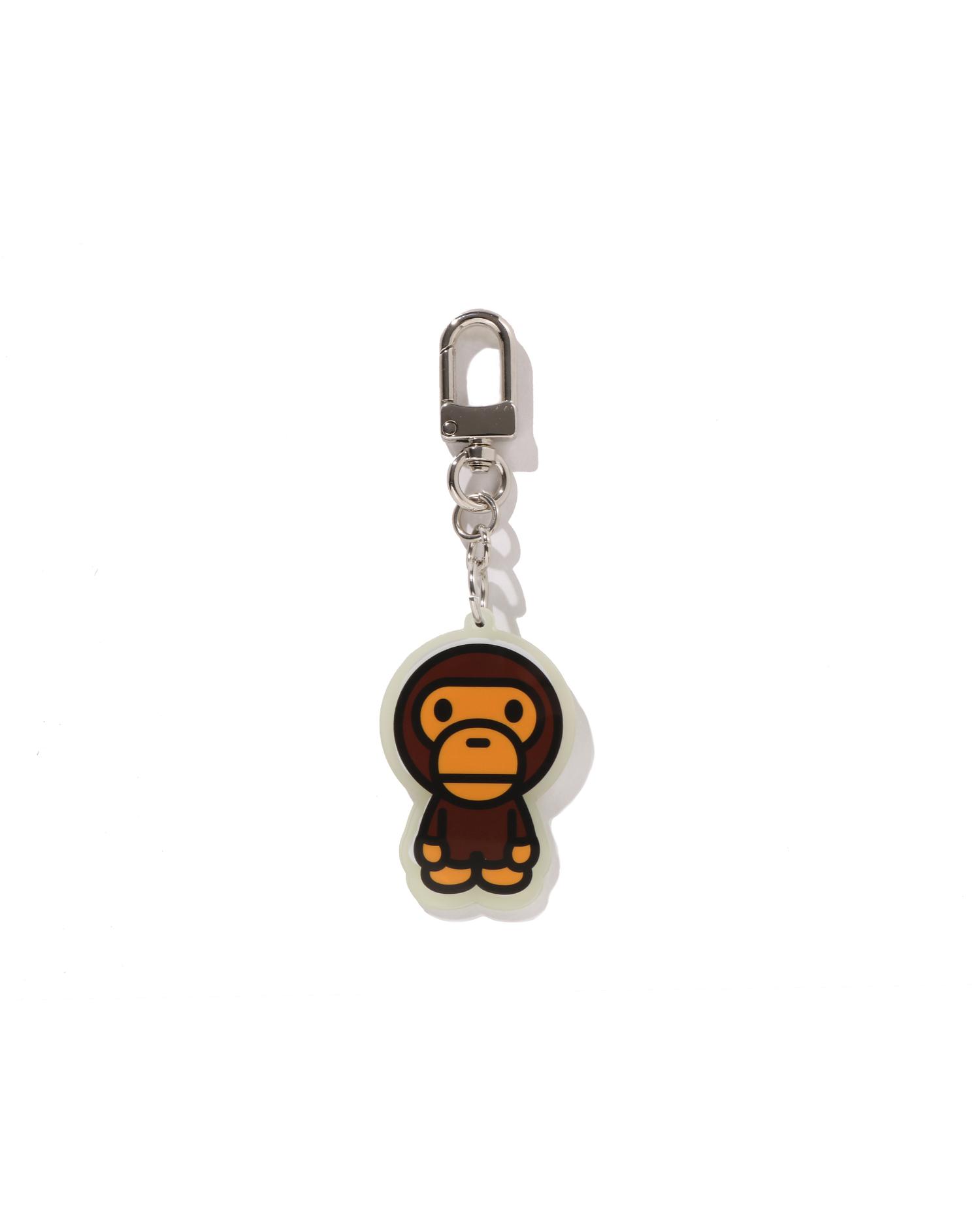 Kids Baby Milo Skull Acrylic Keychain by BAPE