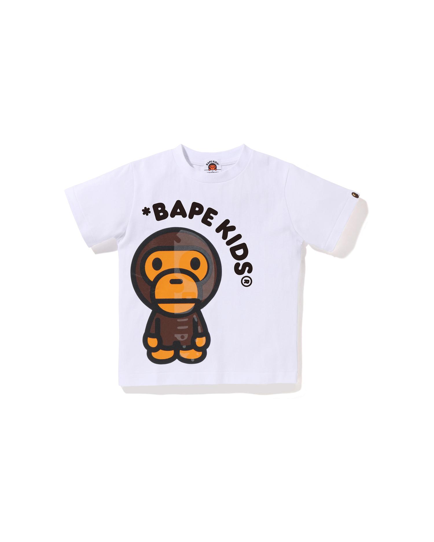 Kids Baby Milo Skull Glow in the Dark Tee by BAPE