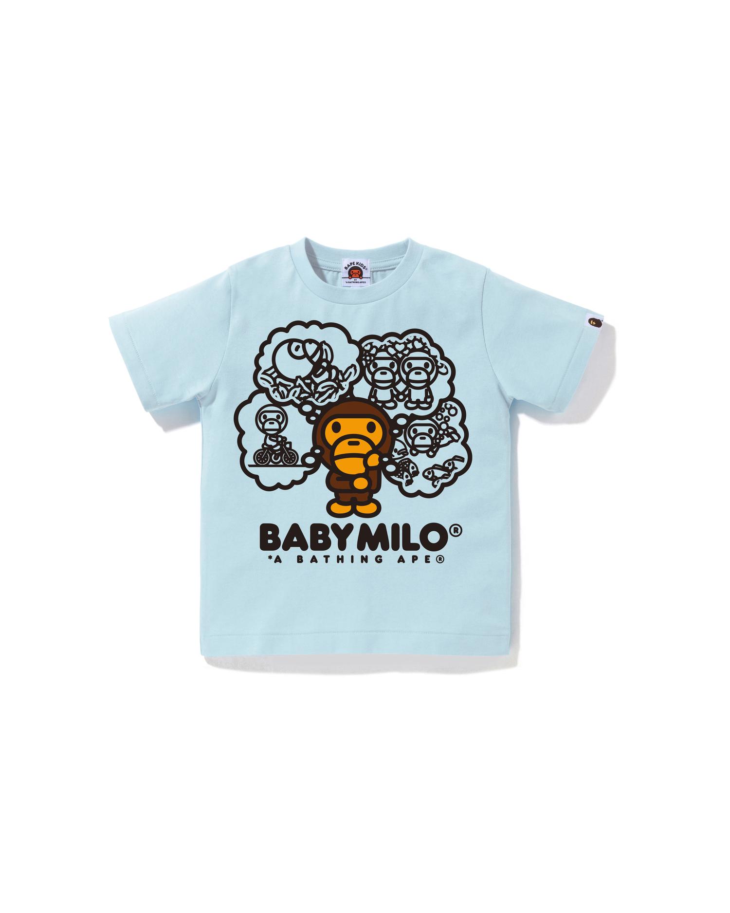 Kids Baby Milo Thinking Tee by BAPE