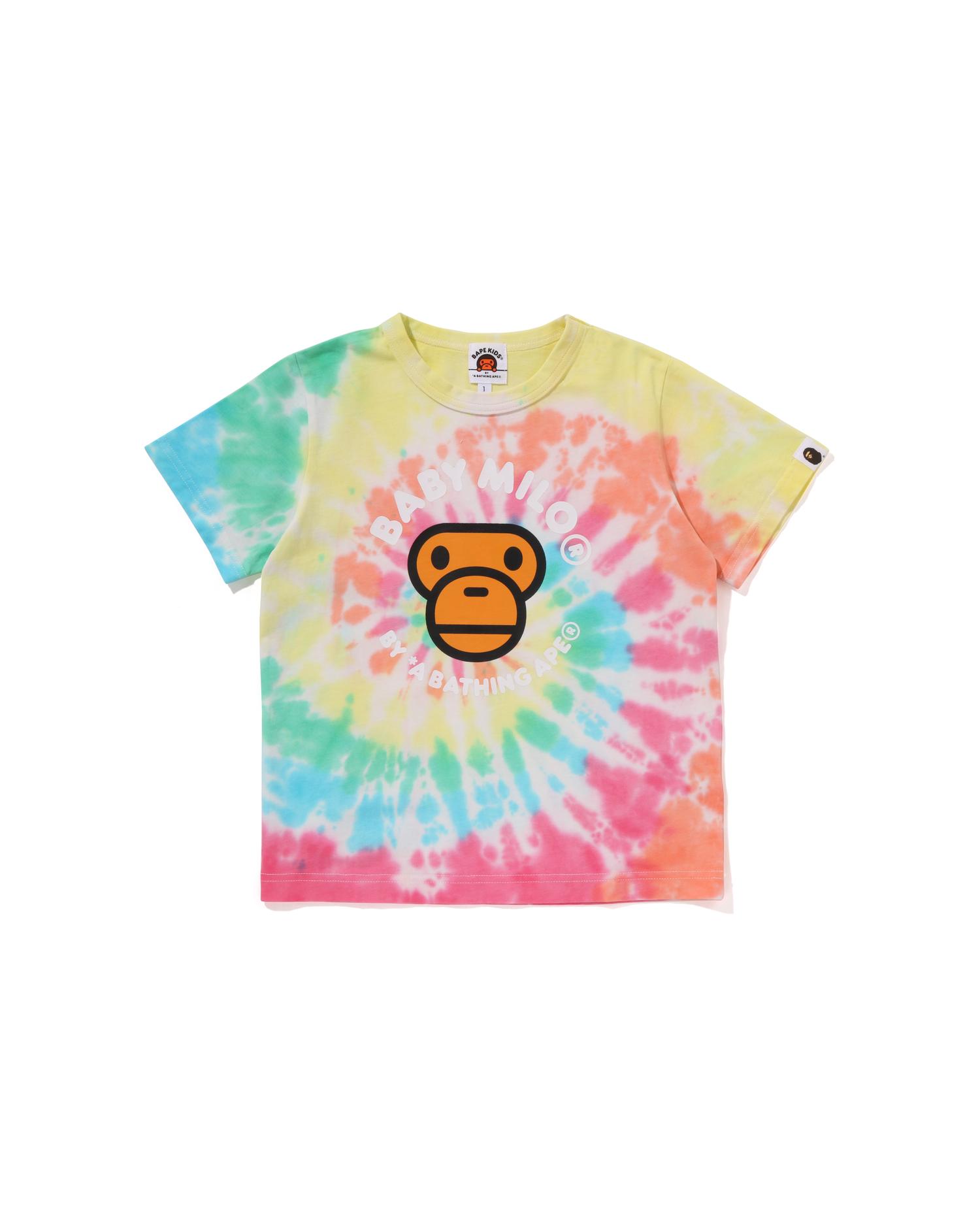 Kids Baby Milo Tie Dye Tee by BAPE