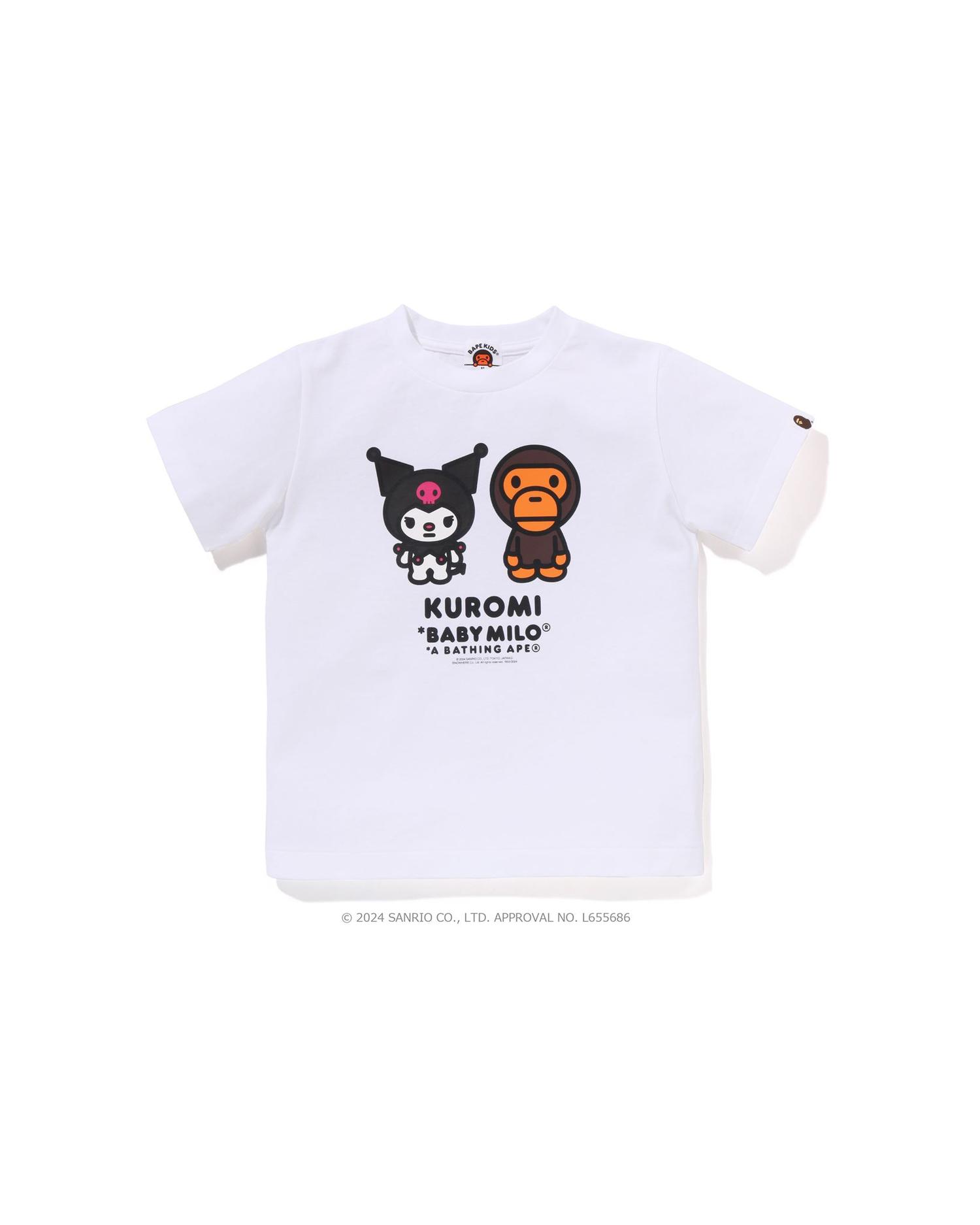 Kids Baby Milo X Kuromi - Tee by BAPE