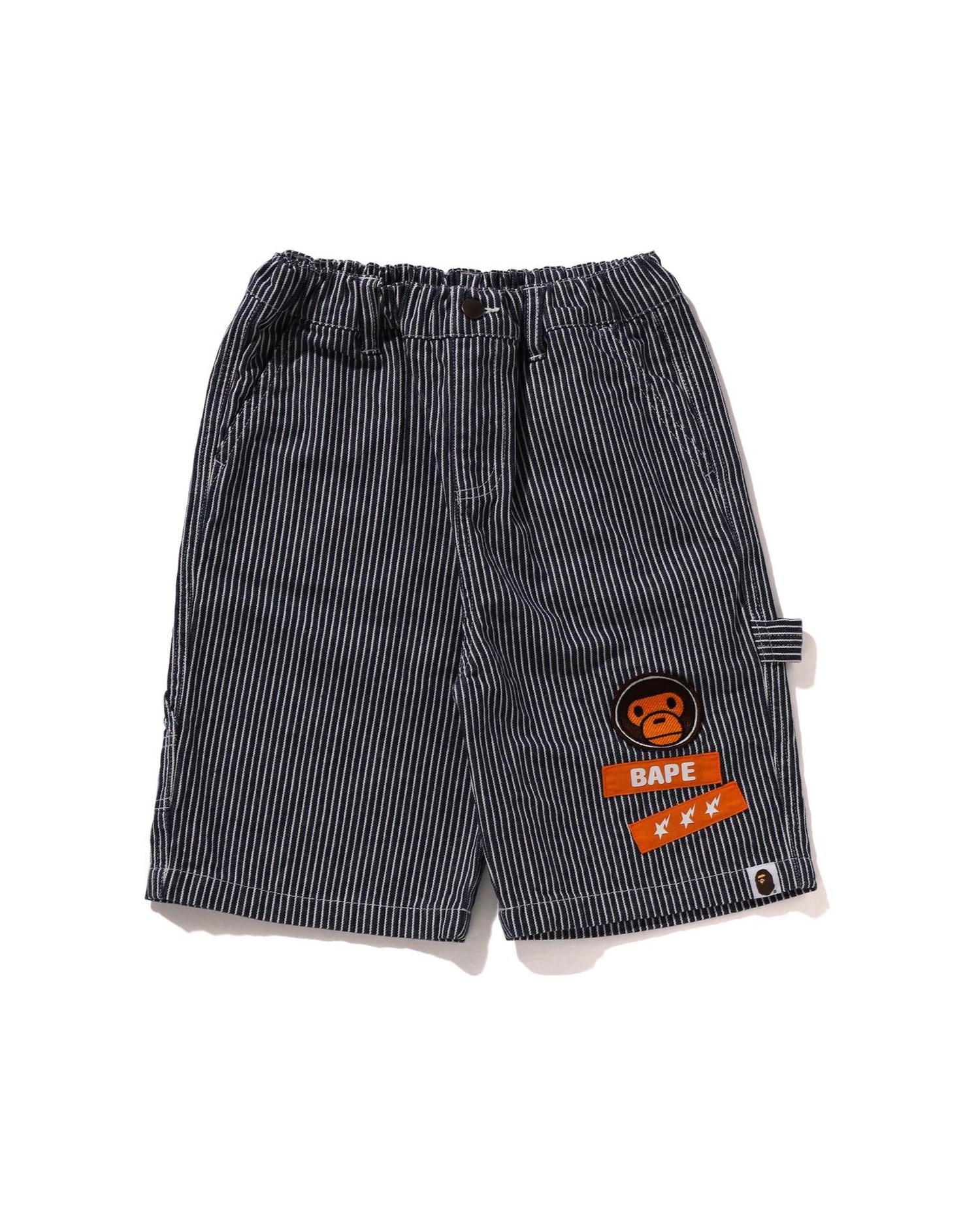 Kids Hickory Milo Patch Painter Shorts by BAPE