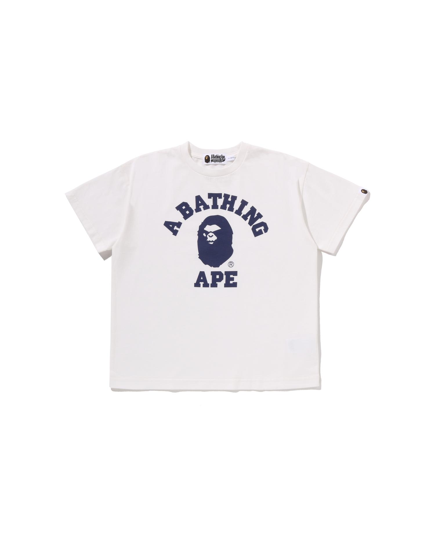 Kids Mad Face Washed Effect Relaxed Fit Tee Jr by BAPE