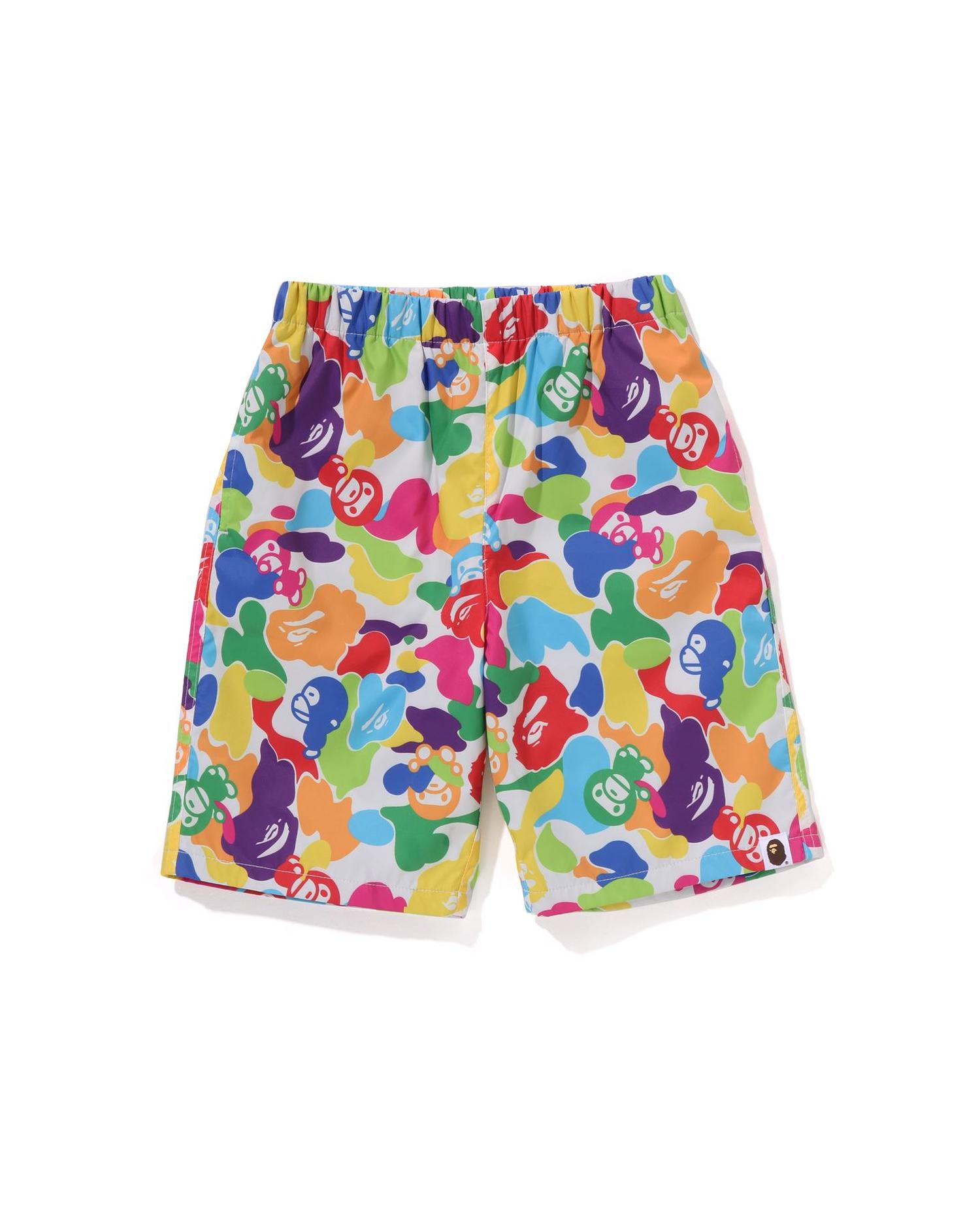 Kids Milo Abc Multi Beach Shorts by BAPE