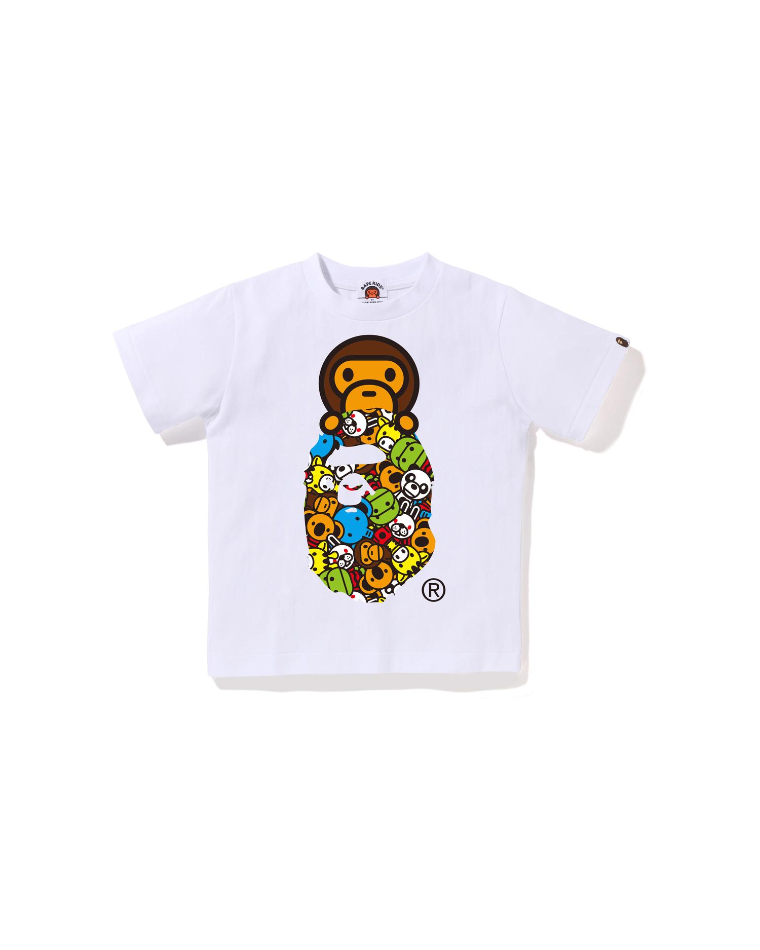 Kids Milo All Friends Milo on Ape Head Tee by BAPE