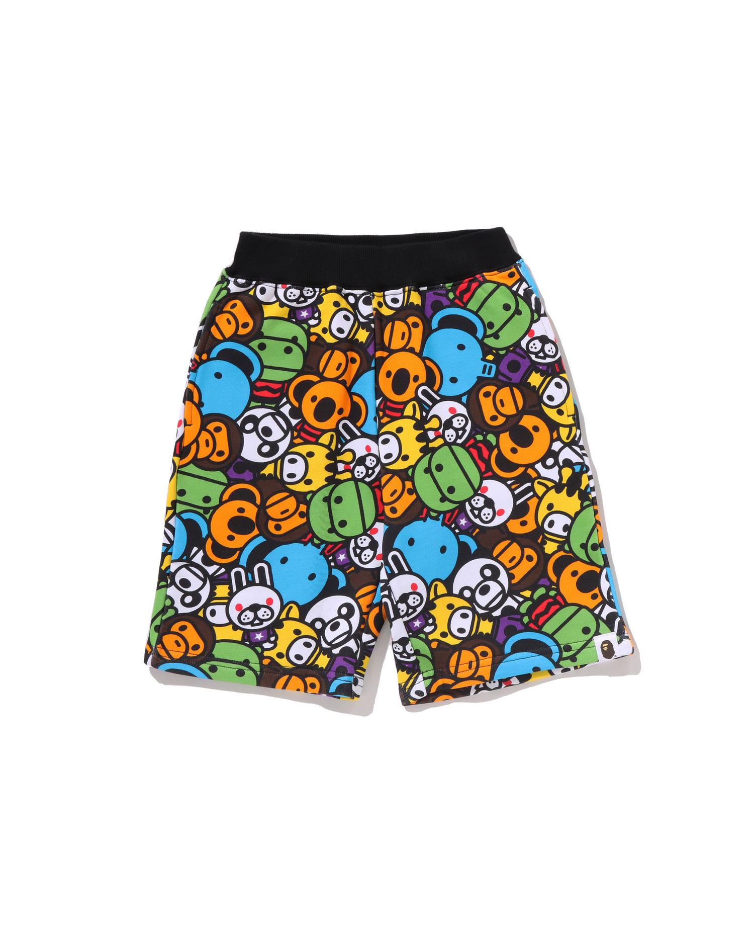 Kids Milo All Friends Sweat Shorts by BAPE