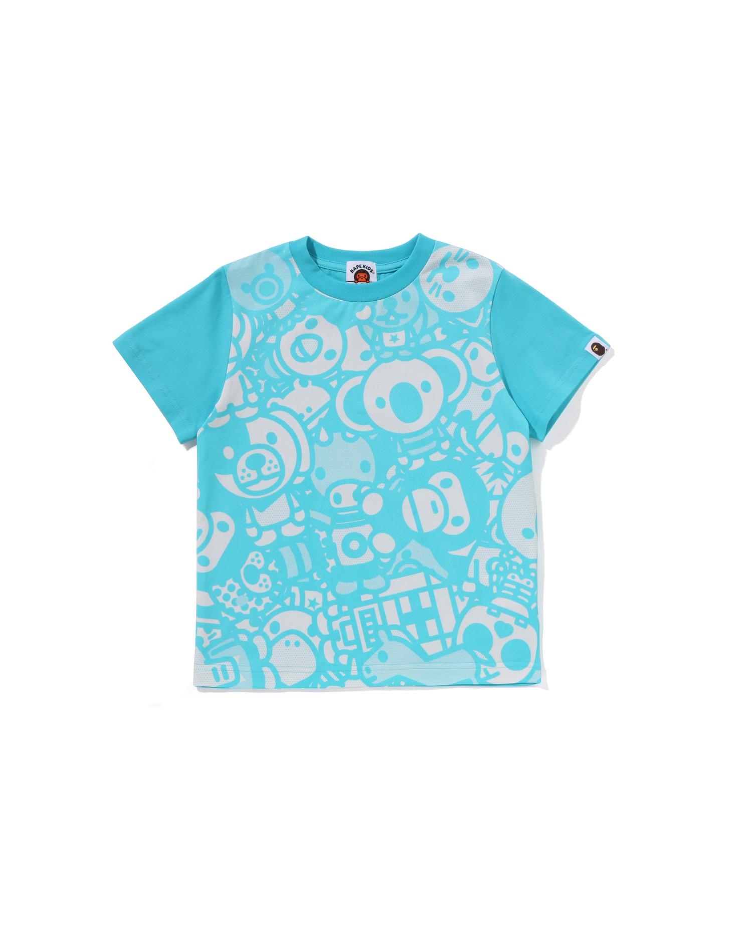 Kids Milo All Safari Print Tee by BAPE