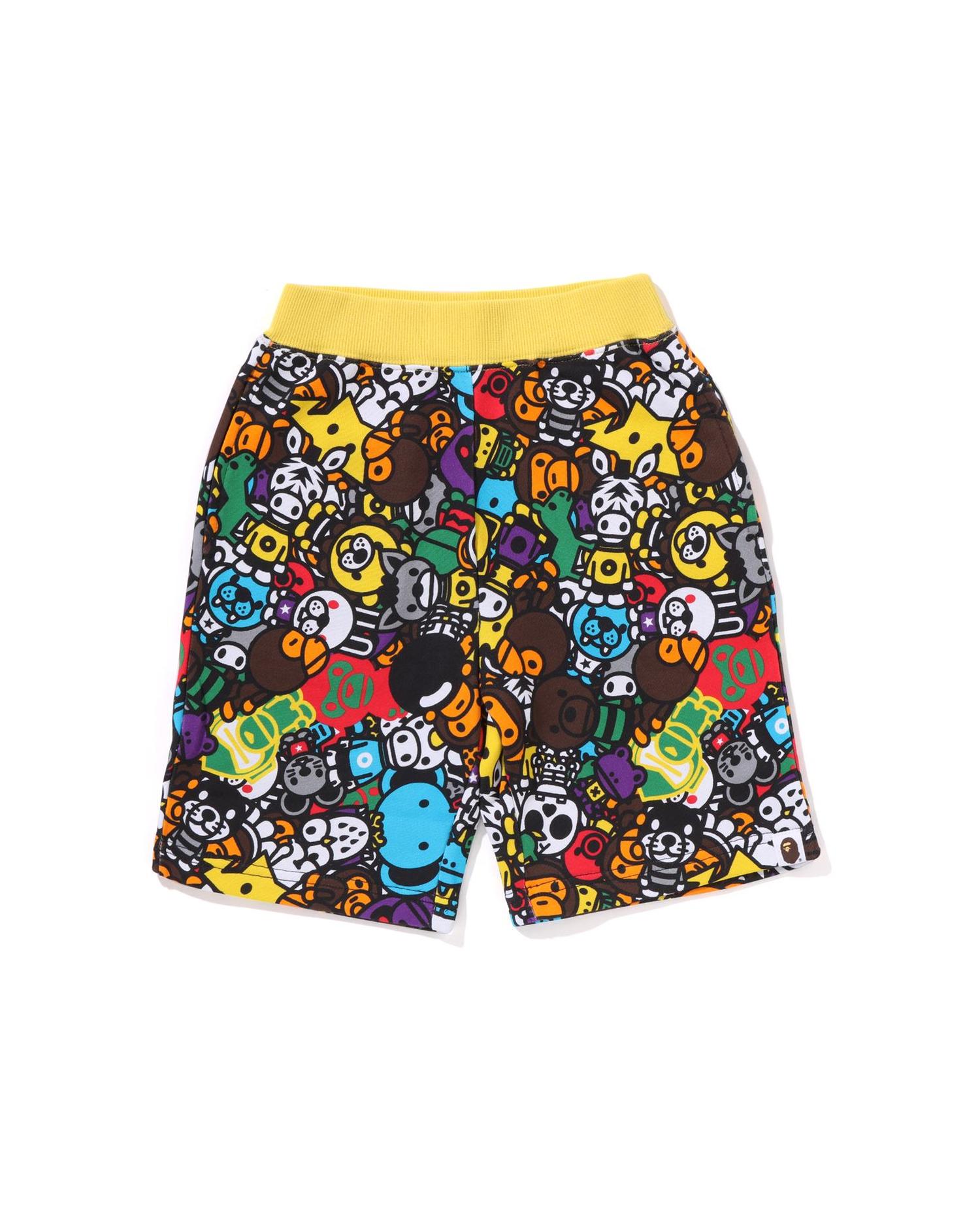 Kids Milo All Safari Sweat Shorts by BAPE