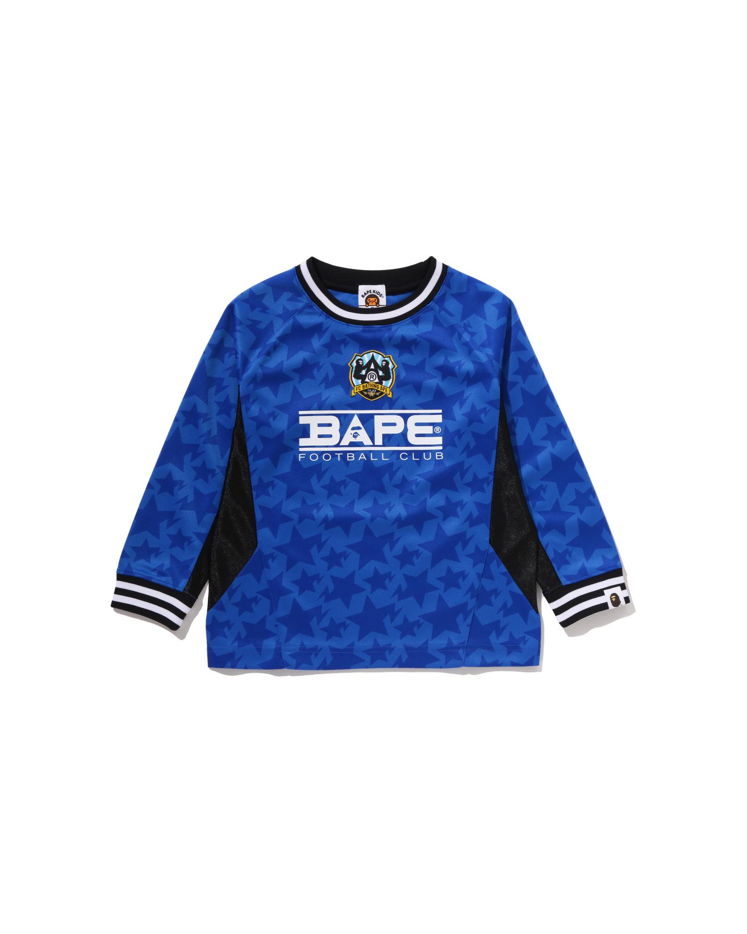 Kids STA Allover Embroidery Patch Ls Tee by BAPE