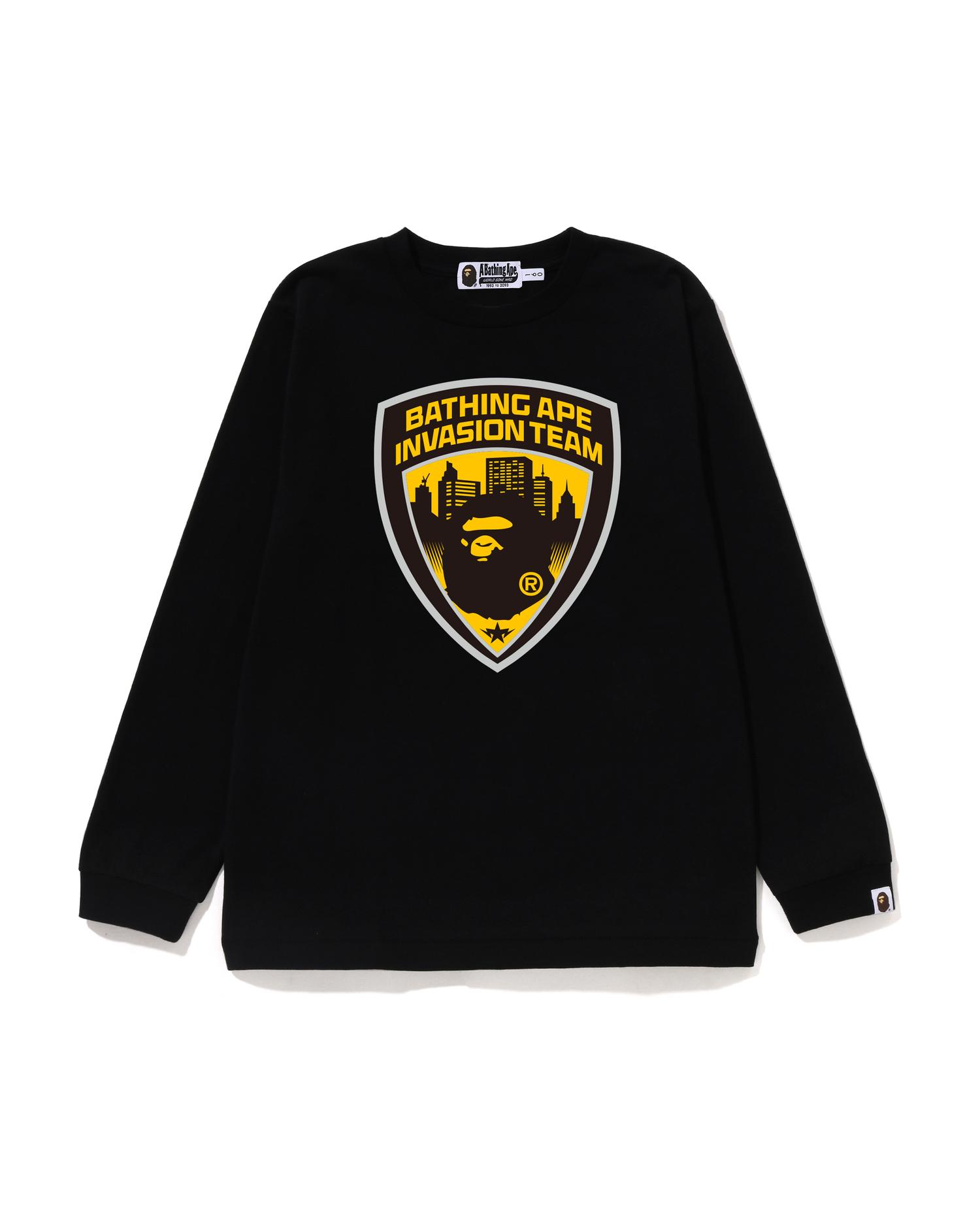 Kids Security Emblem Ls Tee Jr by BAPE