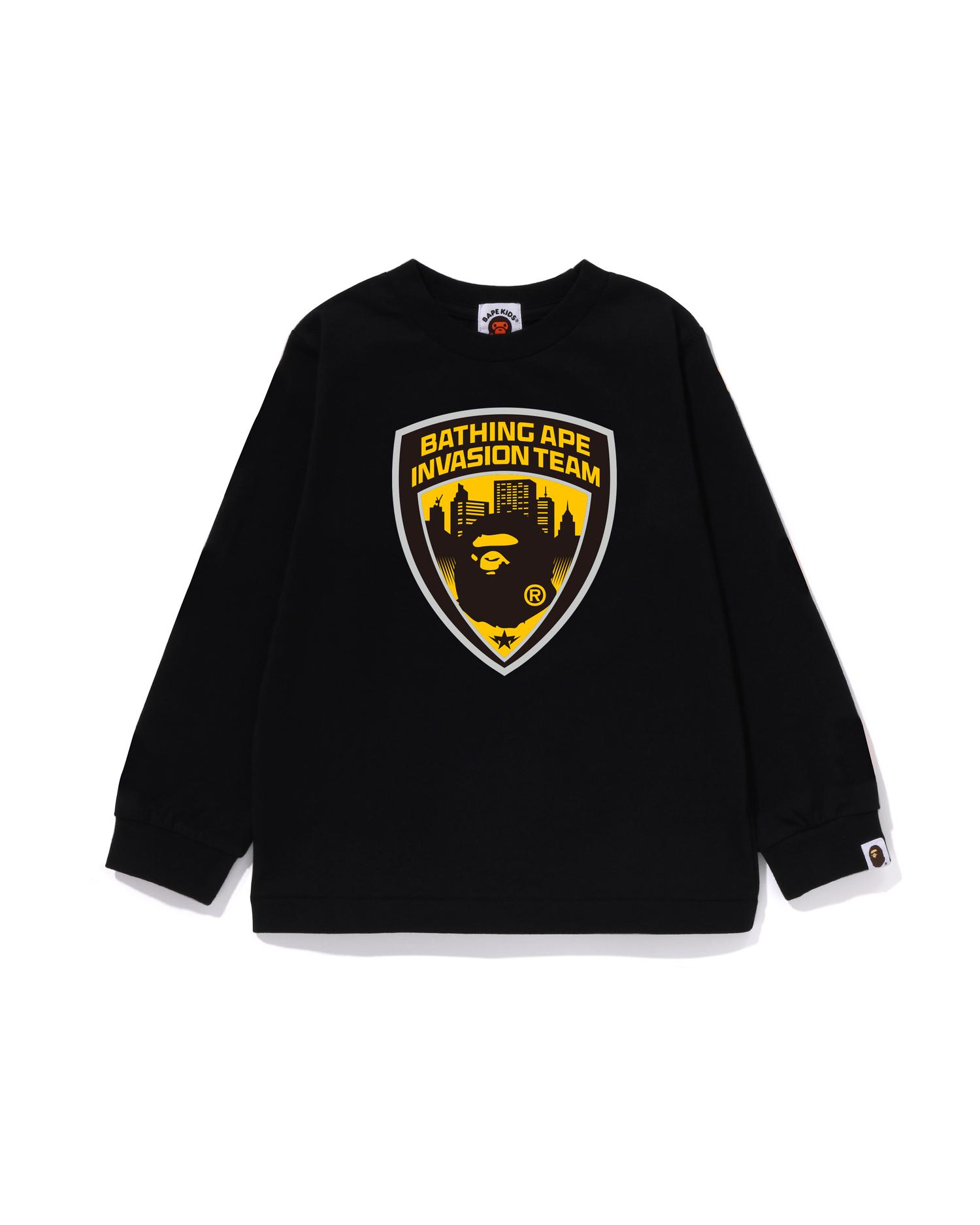 Kids Security Emblem Ls Tee by BAPE
