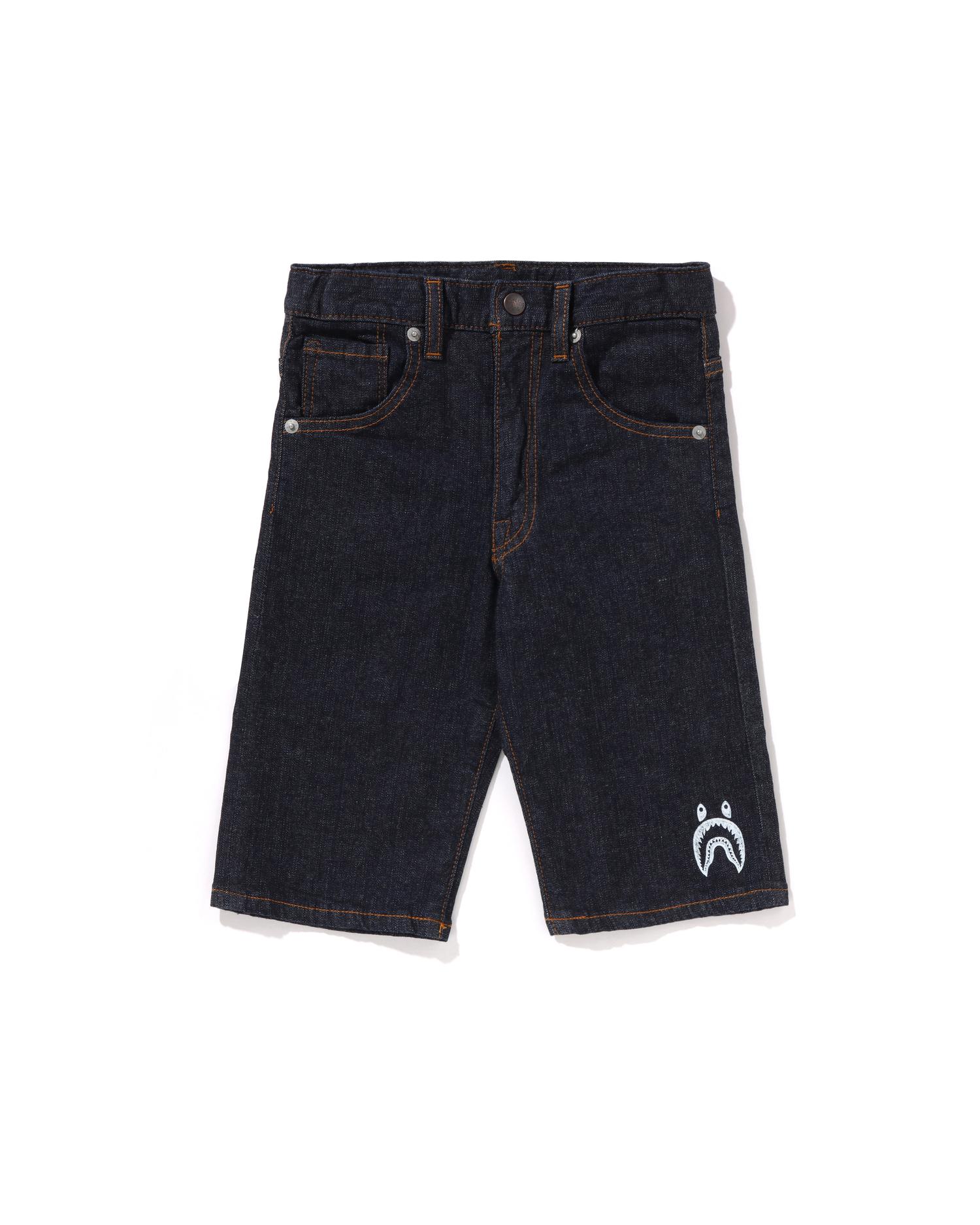 Kids Shark 10 Oz Denim Shorts by BAPE