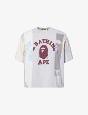 Logo-Print Cotton-Jersey T-Shirt by BAPE