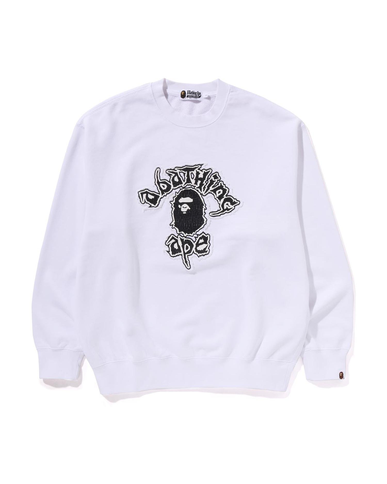 Mad Ape College Heavy Washed Crewneck by BAPE