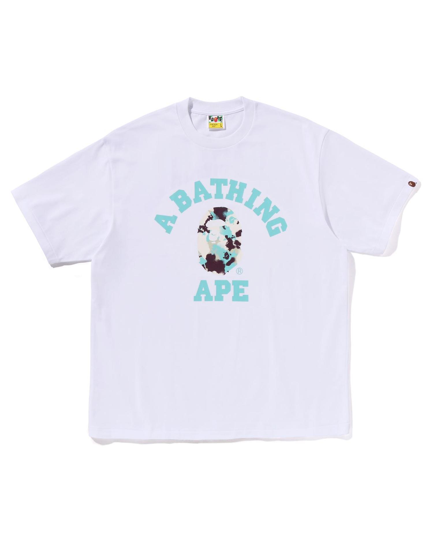 Map Camo College Relaxed Fit Tee by BAPE