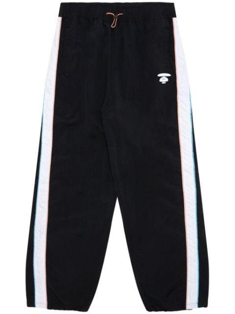 Milo-embroidered wide-leg trousers by BAPE