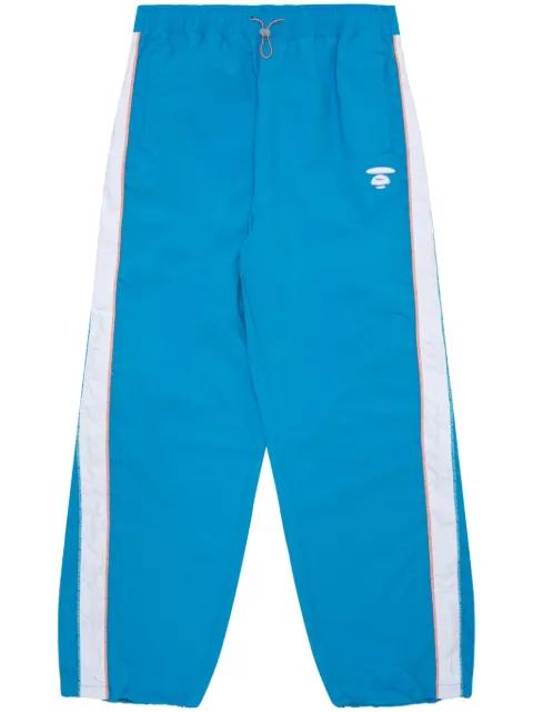 Milo-embroidered wide-leg trousers by BAPE