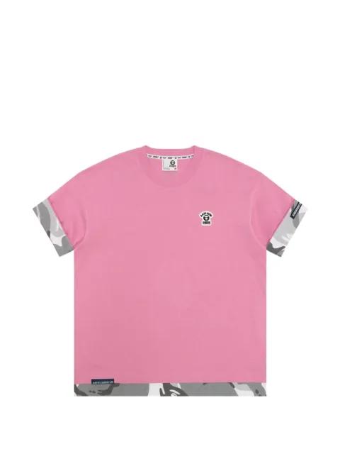Moonface camo-print T-shirt by BAPE