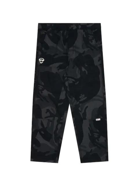 Moonface camo trousers by BAPE