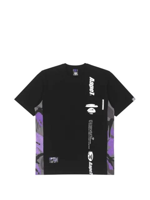 Moonface camouflage T-shirt by BAPE
