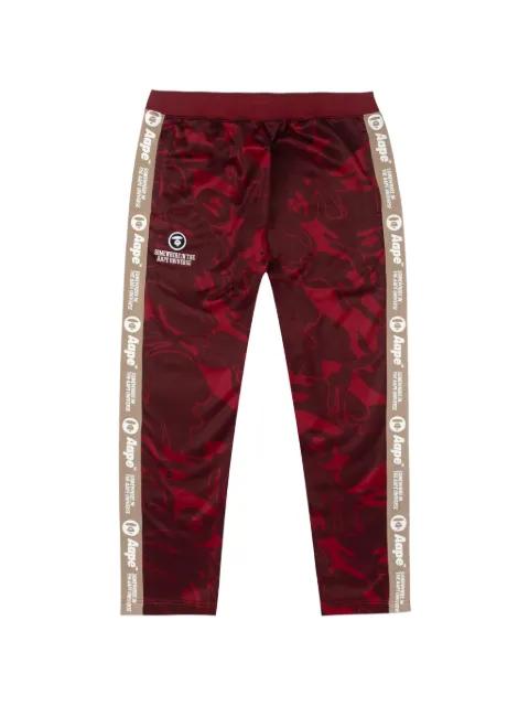 Moonface camouflage track pants by BAPE