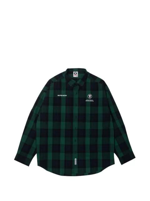 Moonface check shirt by BAPE