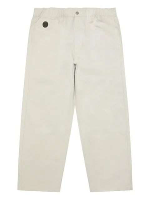 Moonface elasticated logo trousers by BAPE