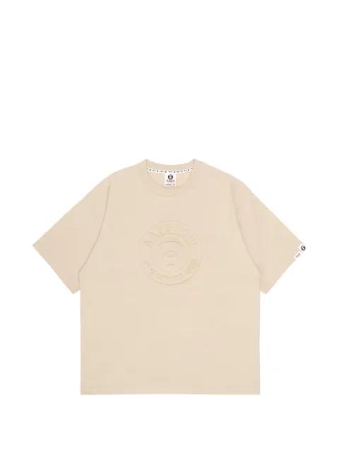 Moonface-embossed T-shirt by BAPE