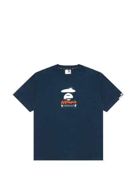 Moonface graphic T-shirt by BAPE