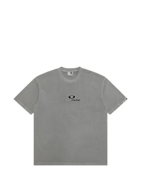 Moonface graphic-print T-shirt by BAPE