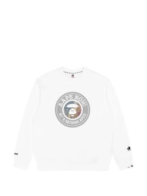Moonface graphic sweatshirt by BAPE