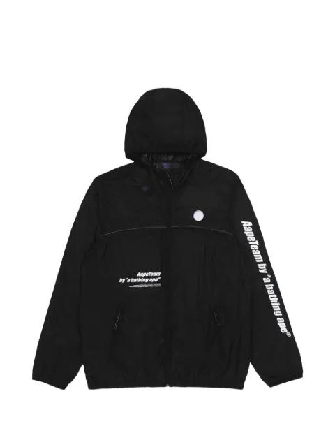 Moonface hoodied jacket by BAPE