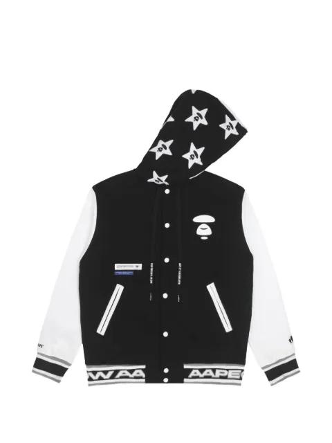 Moonface hoodied jacket by BAPE