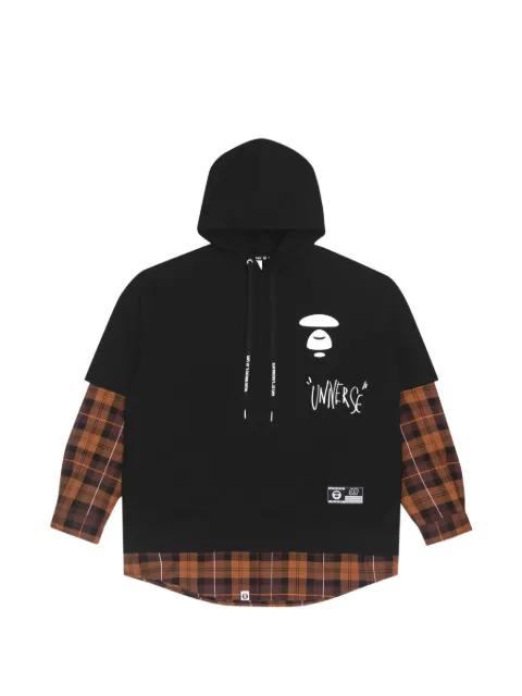 Moonface layered hoodie by BAPE