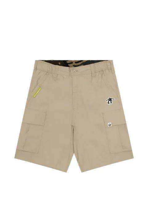 Moonface logo cargo shorts by BAPE