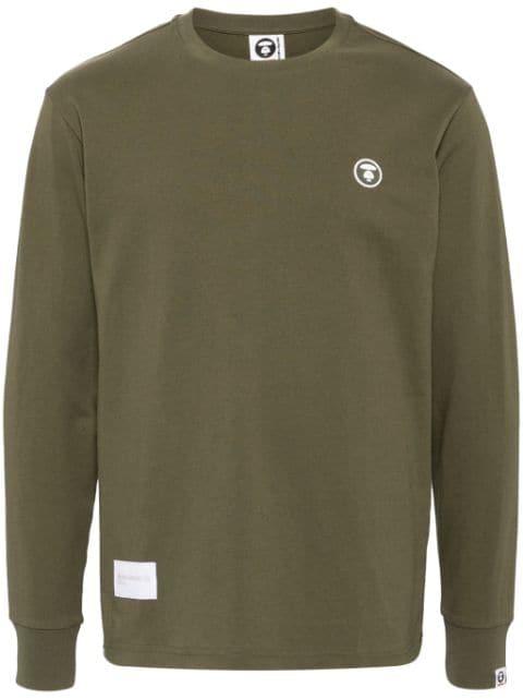 Moonface logo long sleeve T-shirt by BAPE