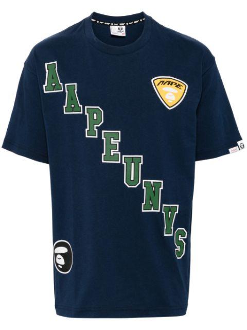 Moonface logo printed tee by BAPE