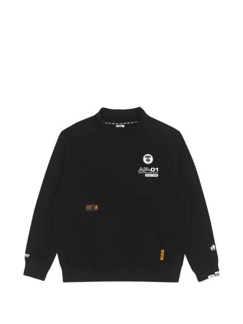 Moonface mock-neck sweatshirt by BAPE