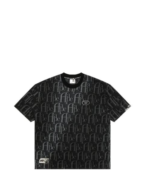 Moonface monogram T-shirt by BAPE