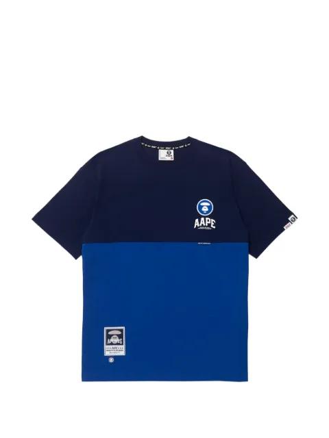 Moonface panelled T-shirt by BAPE