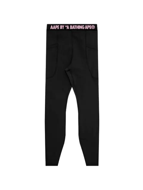 Moonface panelled leggings by BAPE