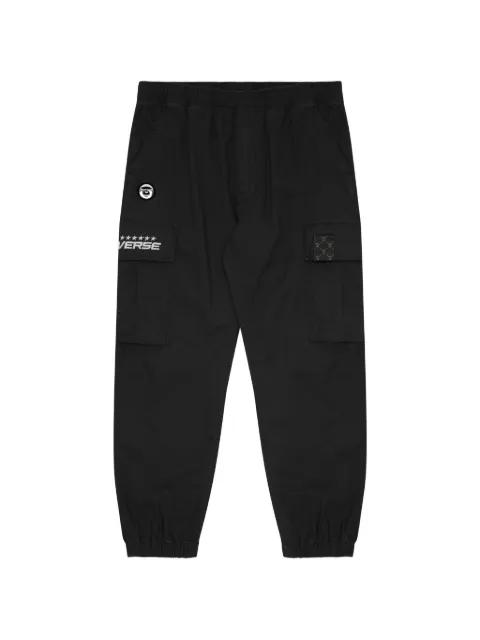 Moonface patch cargo pants by BAPE