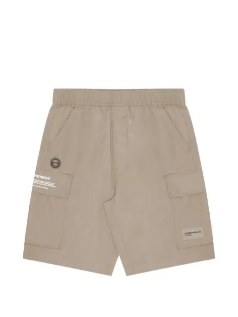 Moonface patch-details cargo shorts by BAPE