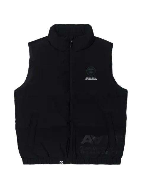 Moonface-patch gilet by BAPE