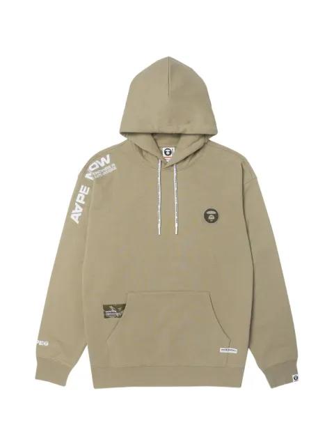 Moonface patch hoodie by BAPE