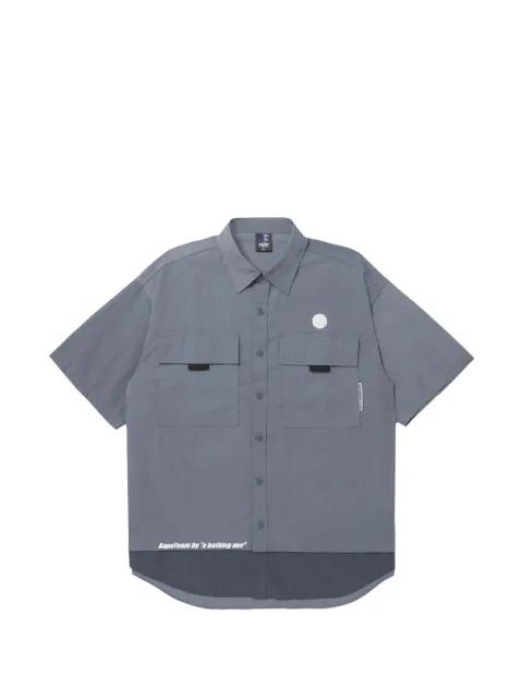 Moonface patch shirt by BAPE
